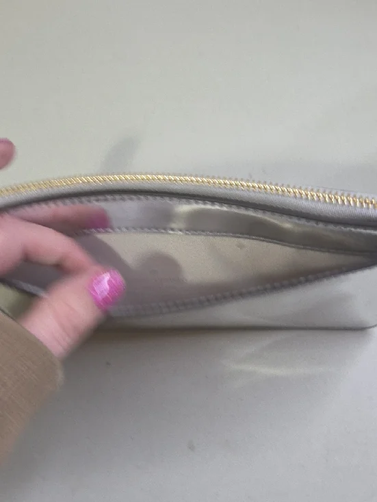 kate spade Silver Metallic Wristlet Clutch - Picture 5 of 6